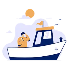 占位符banner控件空状态插画插图标 icon 涂鸦 黑白简笔画 插画 漫画 卡通Boat