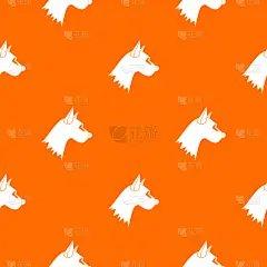 式样,狗,几何形状,可爱的,概念,友谊,自然,宠物,图像,重复