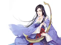 中国风手绘古风男女动漫插画CG游戏宫廷手游人物美术设计绘画素材