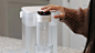 This 200-Gallon Electric Water Filter Pitcher has a smaller design