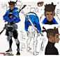 Some new concept art I’ve been working on for a character named Law. I’ve wanted to draw his sheet for a while now! He’s sort of the stoic…