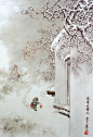 瓷板画 - 千山瑞雪 