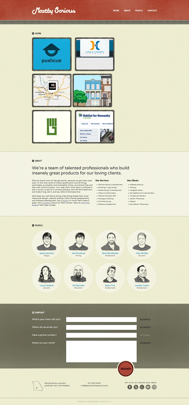 Interactive Design, Website Writing, & Software Development | Mostly Serious