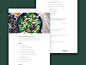 UI设计Web UI界面设计美食网站设计网页设计博客食谱