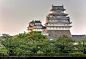 Himeji Castle - The White Egret Castle - stock photo