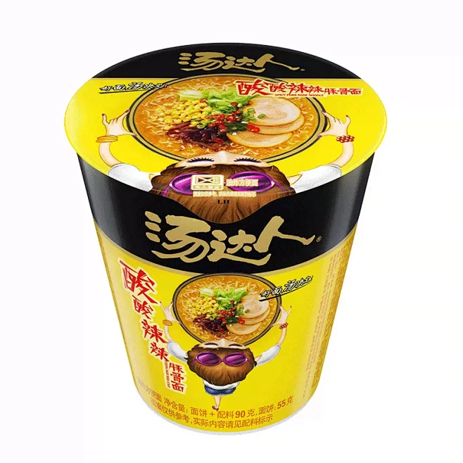 统一汤达人方便面酸酸辣辣豚骨拉面豚骨拉面杯面桶面-tmall.com天猫-花瓣网