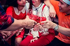 与朋友们欢聚圣诞、新年