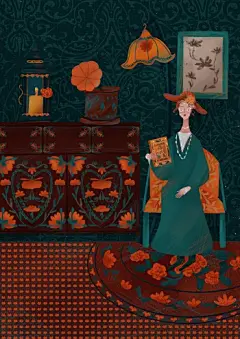 插画//欧式复古-古田路9号-品牌创意/版权保护平台