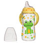 NUK 10oz Learner Sippy Cup : Help your baby transition to a sippy cup in style with the 10oz Learner Cup. This trainer cup is designed for babies who need a larger learner cup before switching to sippy cups. The spill-proof, soft spout is designed to be g