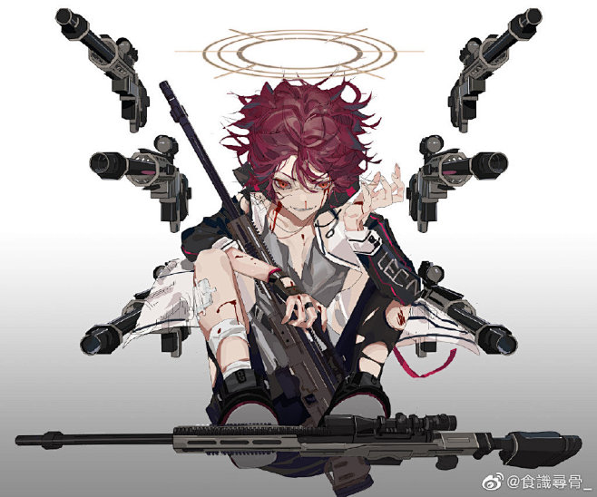 #明日方舟# #能天使# 来自食識尋骨_...