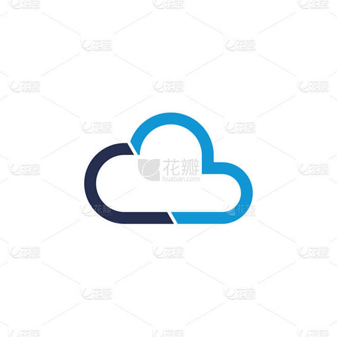 适用于企业的云矢量徽标