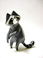 来自 Julian Callos 的动物雕塑作品，插画师的身份让他的雕塑作品有一种富有现代感的设计趣味和活力～（juliancallos.tumblr.com）