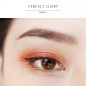 棕橘色眼影教程 : 教程来自 @能能耶 用到的产品是#perfect diary 完美日记 琉璃时光三色渐变眼影盘 橘色眼影其实是最显活力元气的，但是很多小仙女担心橘色的显眼睛肿，其实加点棕色调就完美的解决啦！这盘眼影已