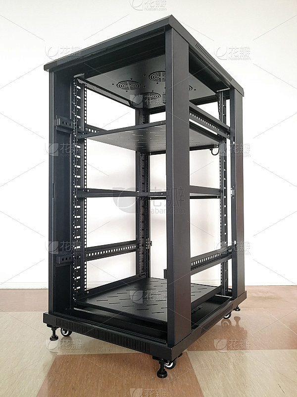 空黑色工业机架机柜