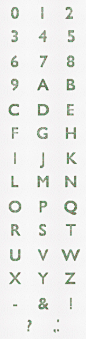 创意个性英文字母数字艺术字PNG素材