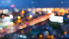 散焦,抽象,市区路,背景,背景虚化,夜视,天空,水平画幅,高视角,夜晚