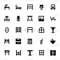 家具矢量图标2