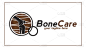 knee bone care logo design simple human knee bone