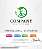 茶叶凤凰logo标志商标设计