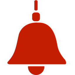 红色的铃铛图标 iconpng.com