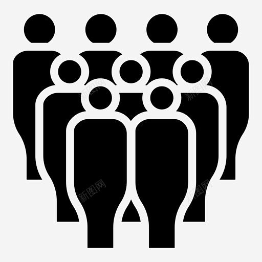 业务组人群人口图标 免费下载 页面网页 平面电商 创意素材