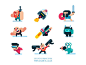 My Game Characters flat design 2d game hero character design game character game design games game Character Flat Design, Simple Character, 2d Character, Game Design, Flat Design Illustration, Character Illustration, Vector Game, Game Development Company,