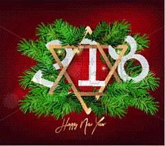 旋转类游乐,2018,新年前夕,贺卡,冬天,白色,图像,矢量,抽象,庆祝