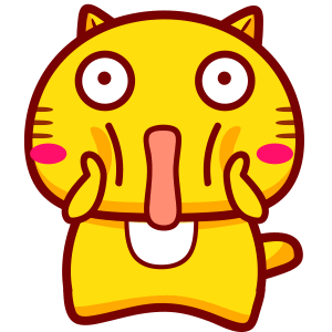 可爱大肥猫哈咪猫表情惊讶