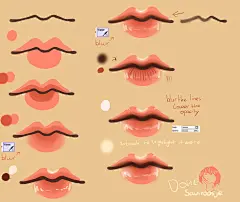 Step By Step - Lip Tutorial by Saviroosje on DeviantArt