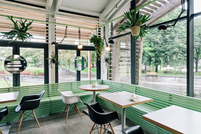 莫斯科Bulka咖啡面包店空间设计//C...