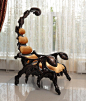 scorpion,chair,art,beautiful pictures