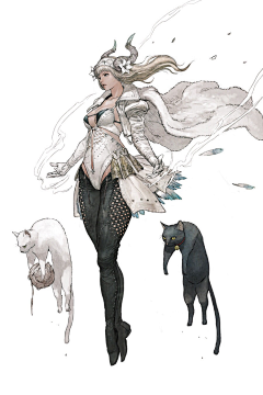artstation站搬运工采集到原画 tahra.artstation.com