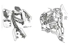 机动战士高达画册 GUNDAM手绘线稿动漫画集美术设定集 包邮-淘宝网
