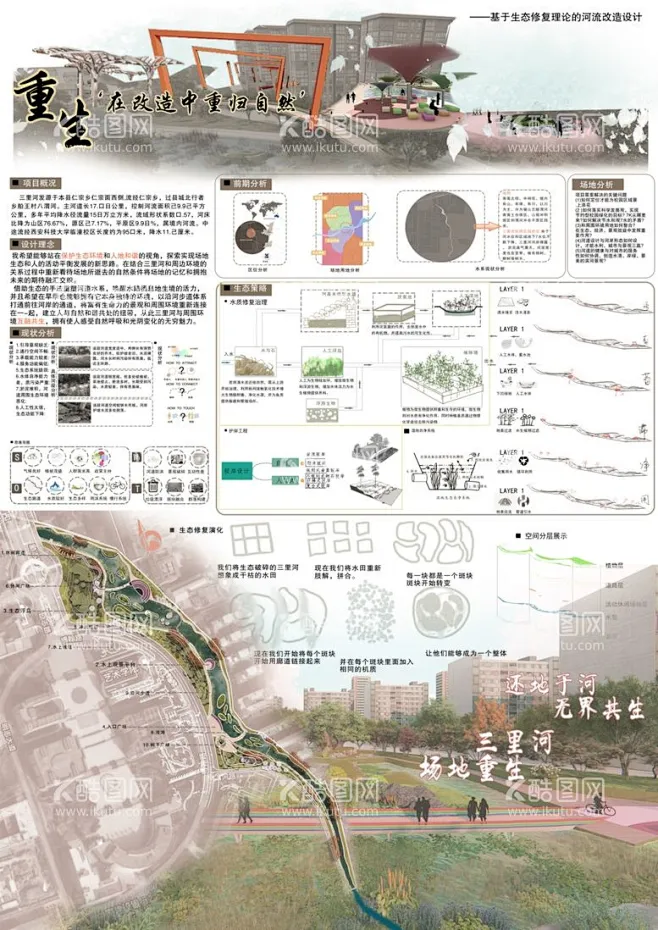 竞赛风园林景观设计展板 - 源文件下载【酷图网】园林景观展板,景观设计展板,空间园林设计,毕业设计展板,城市景观设计,城市规划展板,园林绿化 ...