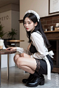 AI绘画-女仆咖啡馆-今日头条