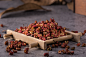 Free photo piled nuts