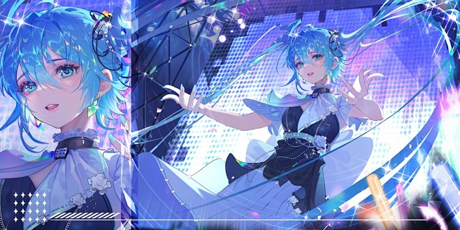 #初音ミク miku - 野决明的插画