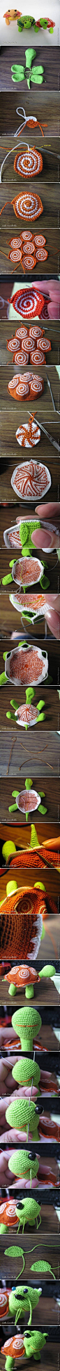 DIY Little Crochet Turtle