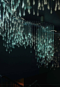 Lights waterfall... if only percussion chimes were like this... - http://www.pinterest.com/claxtonw/drummer-drumming/