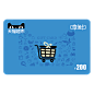 素材-png-天猫超市卡-猫超卡-享淘卡-电子卡-购物卡-礼品卡-面额-面值200元-蓝色