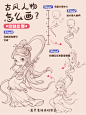 插画教程|4步学会古风Q版人物插画 - 小红书