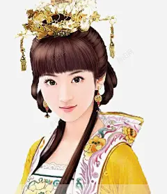 古代美女高清素材 中国风 人物 卡通 古代 古代美女 古风 唯美 手绘 美女 免抠png 设计图片 免费下载