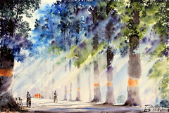 王易芝采集到水彩