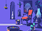 好看的室内场景小插画 | ranganath krishnamani

#灵感的诞生# ​ ​​​​