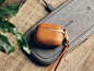 Moshi Pebbo Luxe AirPods 3 case protects your gadget with a soft vegan leather exterior