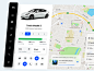 Mobilic - Electric Car Dashboard assistant automotive car dashboard car website clean design dashboard electric car electric vehicle hmi maps maps app monitoring dashboard navigation tesla tesla car tesla dashboard ui ui design web design website