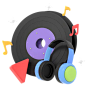 Music 3D Illustration