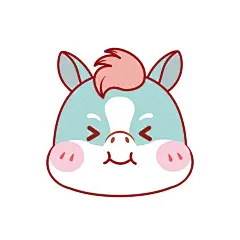 马宝宝头卡通插画311图-28