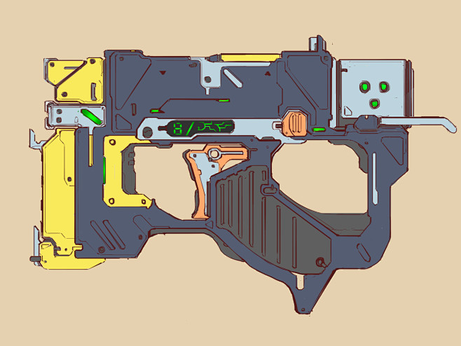 Some scifi pistol co...