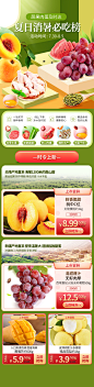 绿色夏日清凉生鲜社区电商首页-志设网-zs9.com